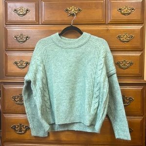 Madewell Mint Cozy Sweater